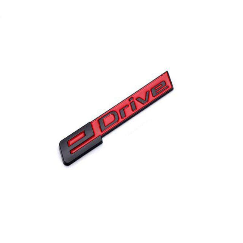 Car Trunk Fender Chrome Badge Emblem Decals Sticker For EDrive Logo 225xe I4 I3 I8 X3 X5 3 5 Series I01 I12 I15 G30 G31 F30 G05