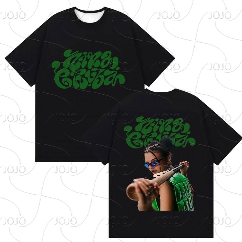 Nina Chuba Gira del Álbum 2025 Camiseta Estampada Hombre Mujer Ropa Hip Hop Camisetas de Manga Corta Moda Retro Camiseta Oversize