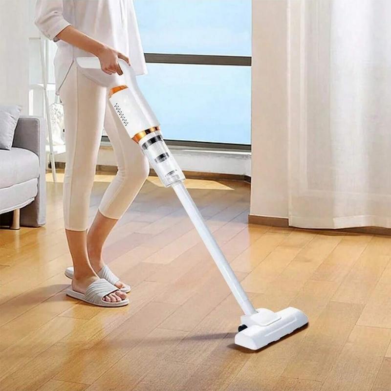 Cordless Handheld Vacuum Cleaner, Powerful Suction Handheld Cleaner, 2000 mAh, 2-in-1 Design for Home and Car Cleaning.