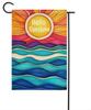 Gkyygk Hello Sunshine Blue Wave Garden Ag 12 X 18 Inch Double Sided Welcome Banners Farmhouse Holiday Outside Decor Burlap PPZ