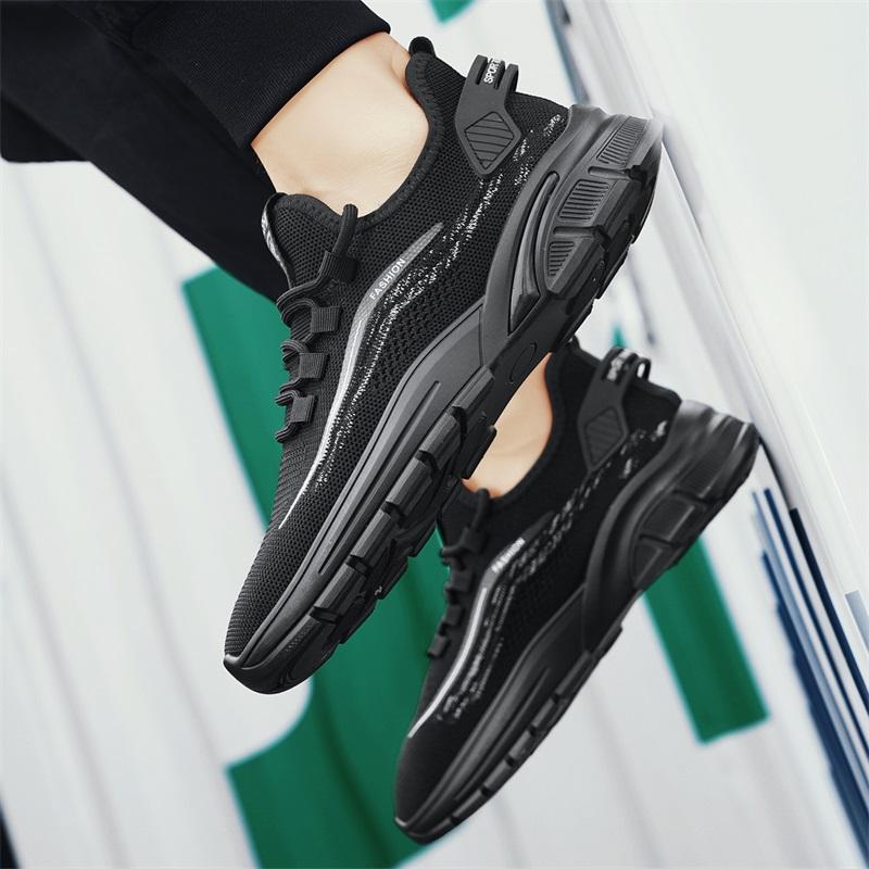 Fashion Summer Men's Running Shoes New Professional Carbon Plate Sports Training Shoes Outdoor Non-slip Shock-absorbing Tennis Shoes