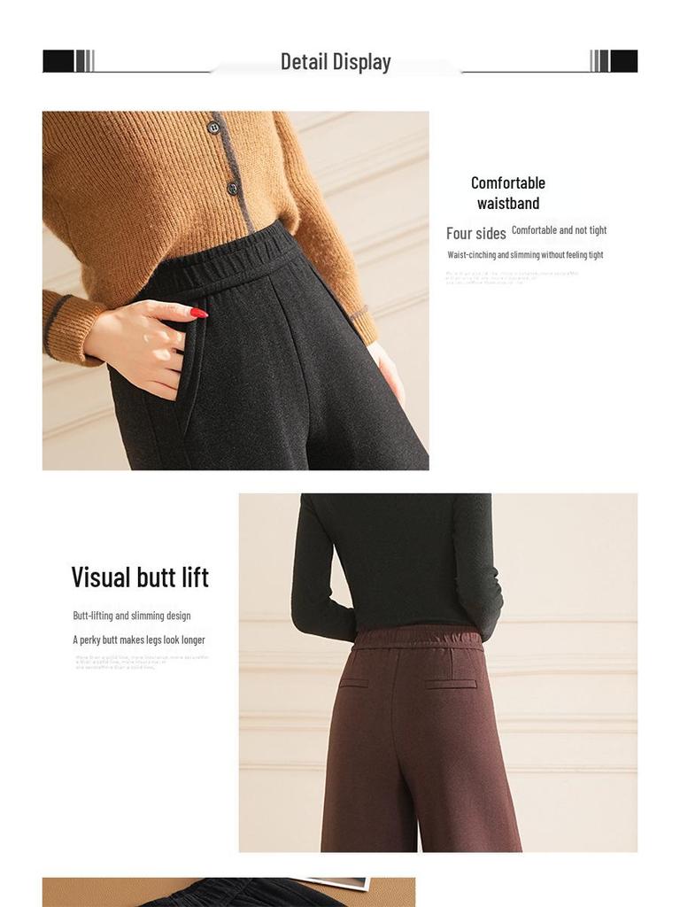 Kadın Yüksek Bel Geniş Bacak Yoga Pantolonu - Hızlı Kuruyan, Nefes Alabilen, Nervürlü ve Esnek - Açık Hava Sporları ve Fitness İçin