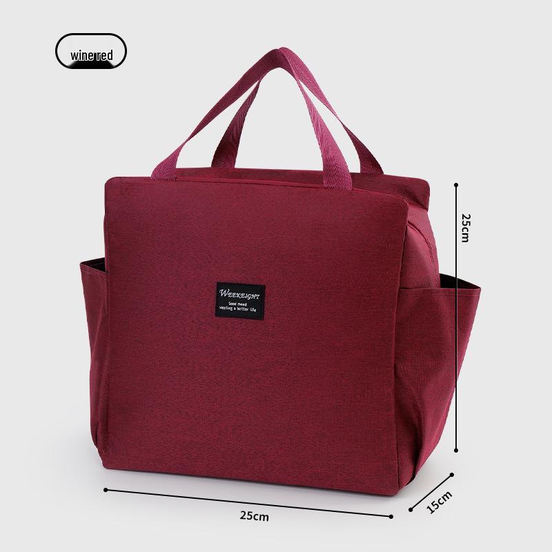 Waterproof Bear Insulated Lunch Tote for Kids - Thickened Oxford Cloth Bento Bag