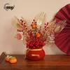 Chinese New Year Prosperity Fruit Ornament - Snake Year Fortune Bucket for Home Decor, Spring Festival Atmosphere in Entrance Hall & Living Room