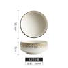 Ceramic Round Tableware Household High-foot Bowl High-end Restaurant Salad Fruit Bowl Artistic Conception Dish Fusion Dish