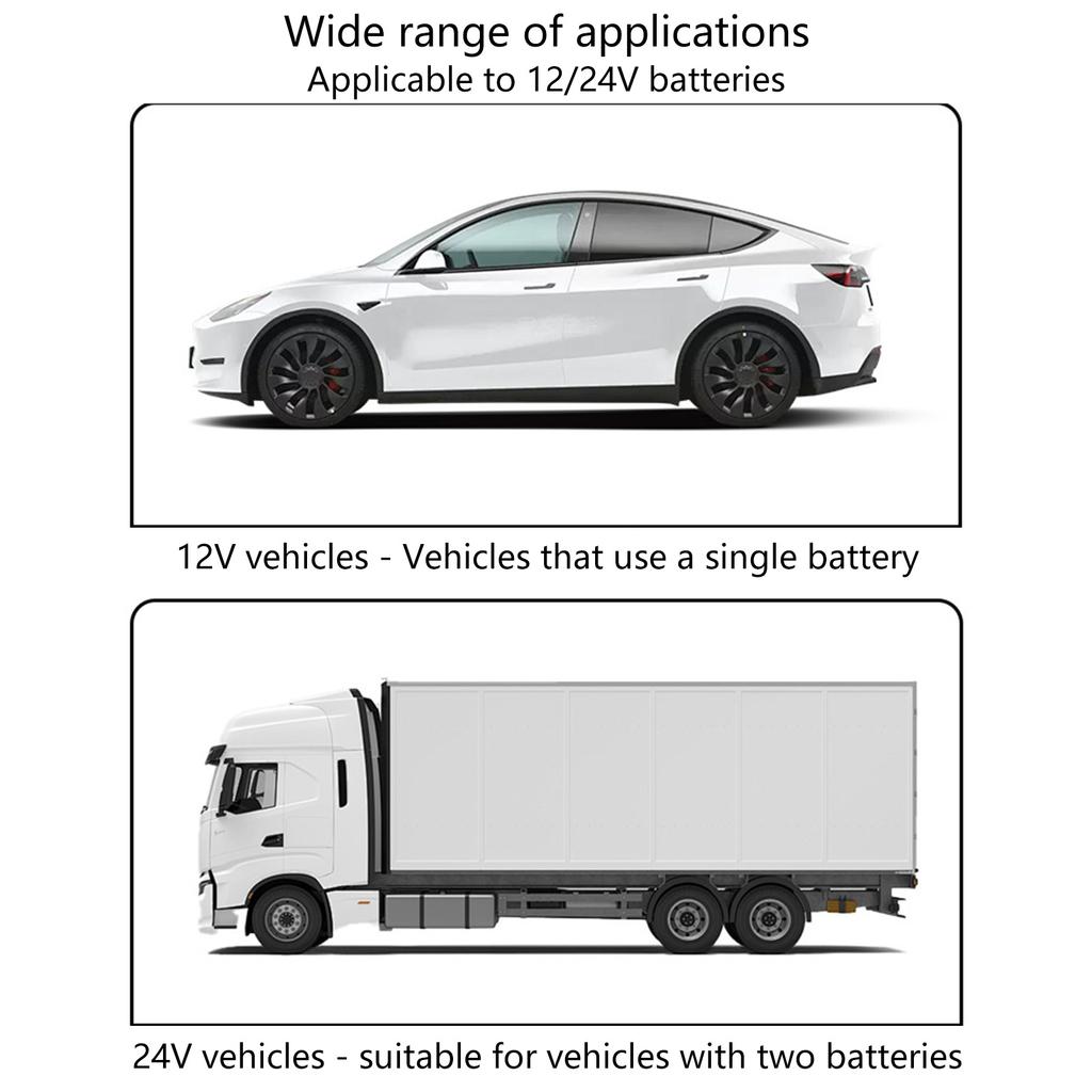 Car Battery Power Cut-Off Switches Breaker With Voltage Display Disconnect Switches For Automotive Electrical Safety
