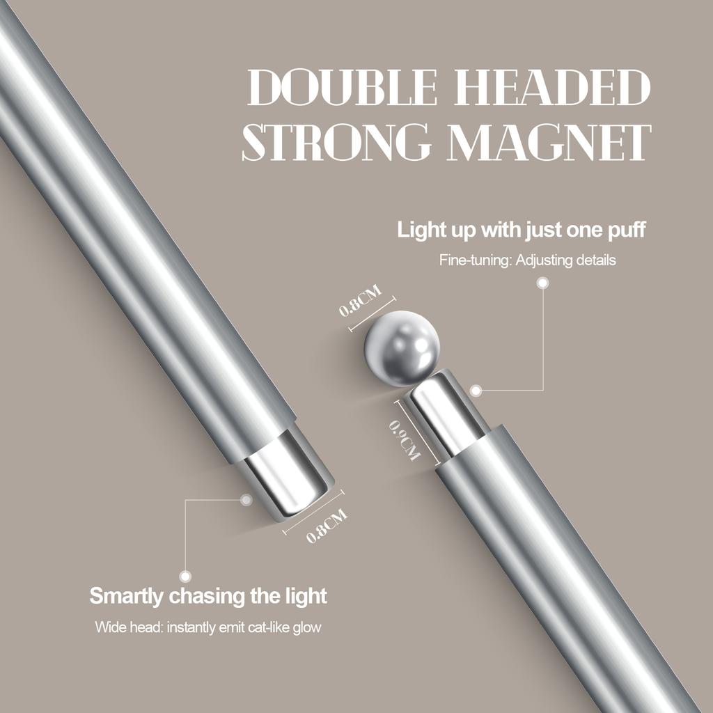 Double-end Nail Magnetic Stick for Cat Magnetic Gel Strong Gel Magnet Ball Large Cylinder Pen Detachable Manicure Magnetic Tools