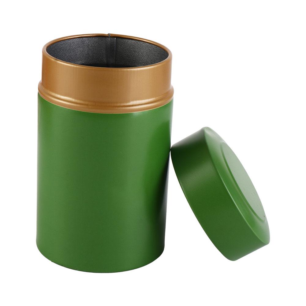 1Pcs Metal Portable Small Sealed Tea Can for Loose Dry Tea Leaves Tea Tin Tea Container