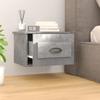 Wall Mounted Nightstands 2 Pcs Concrete Grey 41.5 X 36 X 28 Cm