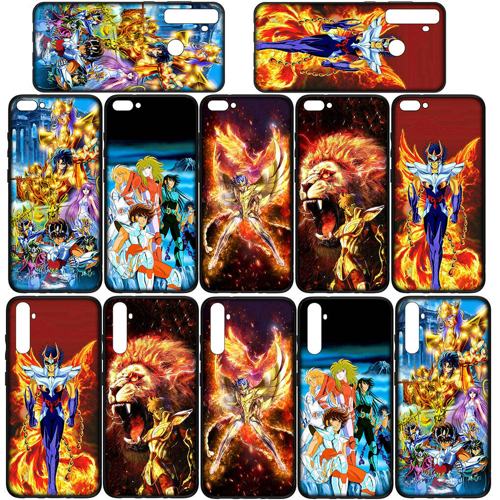 Phone Case for Samsung Galaxy S25 S23 S22 S24 Ultra FE A05 A06 A15 A16 A36 A37 A35 A54 A55 A56 A57 A25 A26 A53 A17 Wallpaper Saints Anime Seiyas Cover
