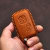 Genuine Leather Protector for Toyota Key Cover Old Prado Land Cruiser Prius Reiz Camry Crown Key Case Cover Fob