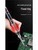 Delixi Adjustable Temperature Soldering Iron Set - High Power, Constant Temperature Solder Pen for Household Repair & Welding.