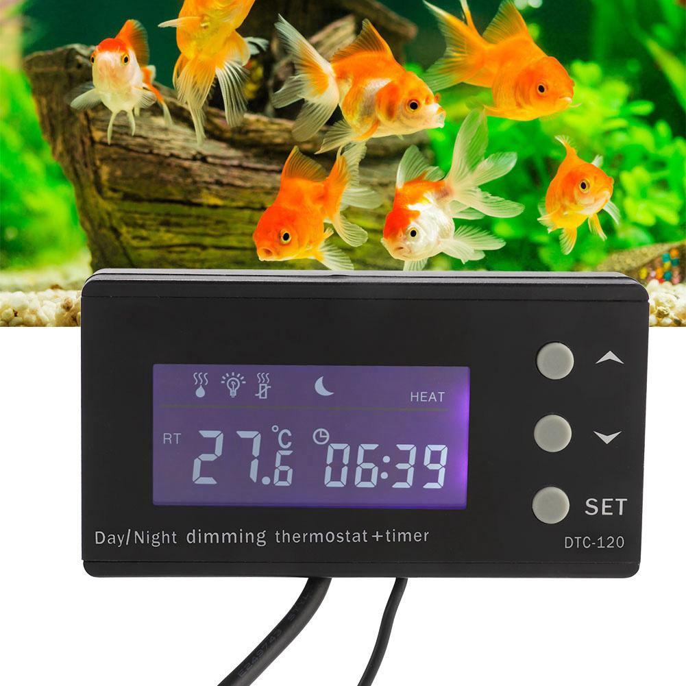 Cyfrowy termostat dla gadów PID regulator temperatury z funkcją timera z wyświetlaczem LCD