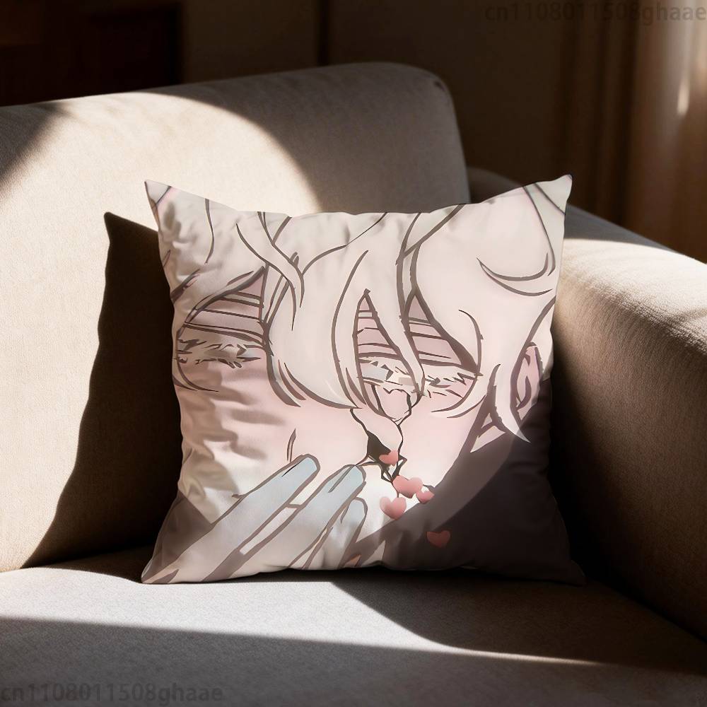 AAlien Stage Luka Pillow Case Square DoubleSided Printing Short Plush Sofa Cushion Cover Bedroom Bedside Pillow