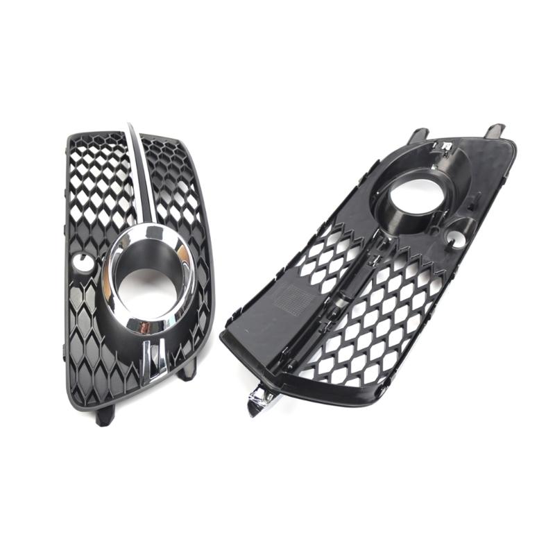 Professional Front Bumper Fog Light Grill Grille Cover Trim Car Spare Part Compact-size Suitable for Q5 S-Line 13-16