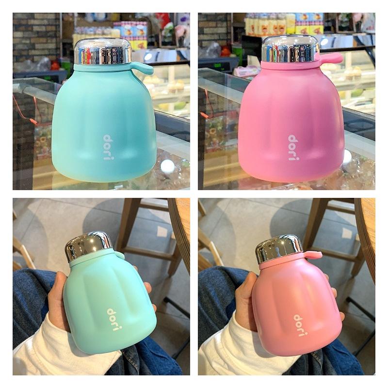 Creative Cartoon Pumpkin Stainless Steel Vacuum Insulated Thermos Cup 250ml For Youth