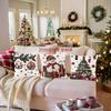 2D Printed Christmas Pillowcase New Holiday Decoration Living Room Sofa Bedroom Cushion Printed Pillowcase