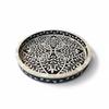 Wood Tray, Bone Inlay Serving Tray | Decorative Artisan Serveware | Kitchen Home Decor Tray | Indian Gift | Ethnic Table Top Rajasthani Tray