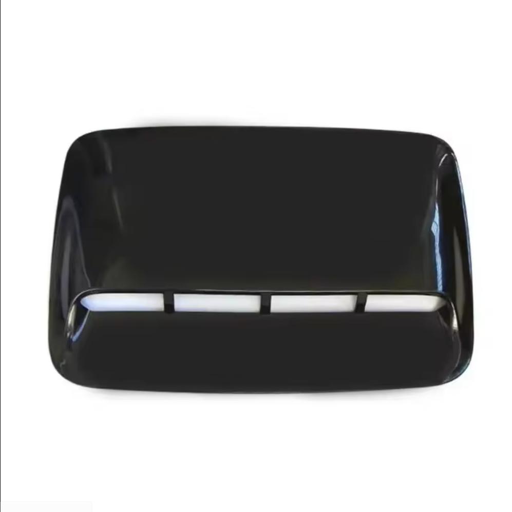 40cm Universal Car Air Flow Decorative Intake Hood Scoop Bonnet Vent Sticker Cover Hood Geared To Fit Any FLAT Hood Vehicle