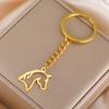 My Shape Horse Earrings Women Stainless Steel Animal Horse Head Shape Pendants Chain Jewelry for Horse Lover Gifts Wholesale