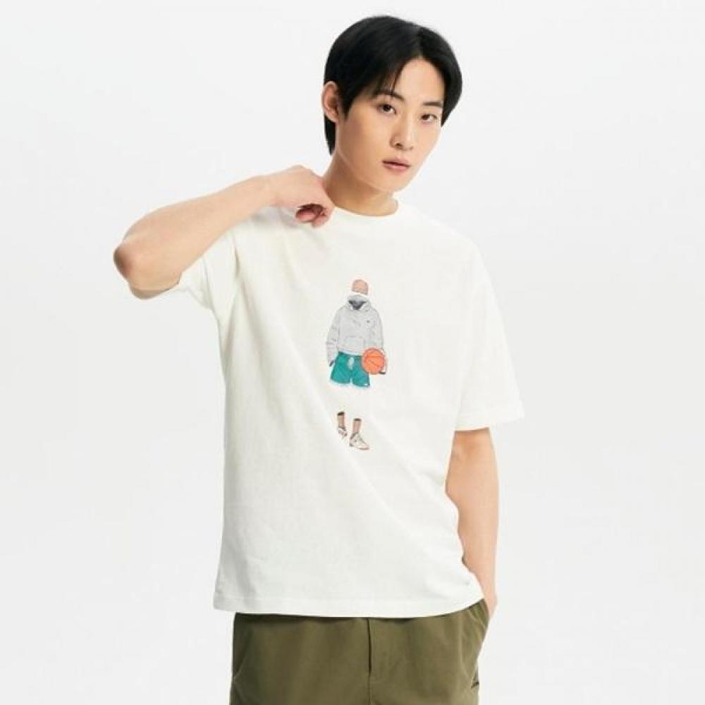 

New Balance Half Club Unisex Graphic ShorT Sleeve T shirT Semi overfiT 95(M)