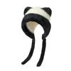 Hat female cute ears plush hat winter girl cute sweet knitted wool hat thickened warm ear hat