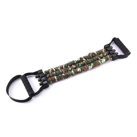 Adjustable Resistance Band with Detachable 3-Tube Chest Expander Shoulder Stretcher Strength Training Fitness Full Body Stretching Band with Handle