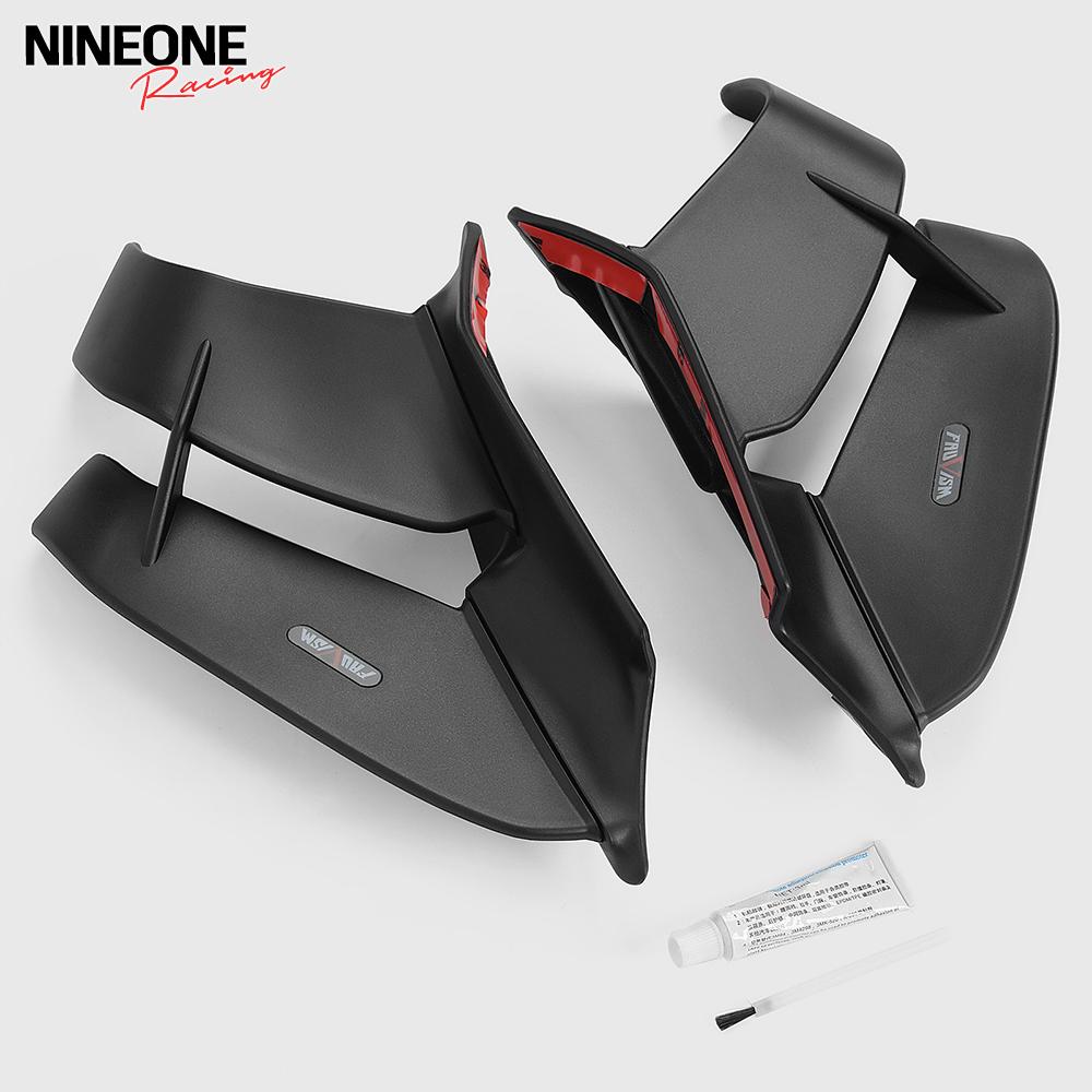 ZX4R Side Winglet Motorbike Side Spoiler Front Fairing Aerodynamic Fixed Winglets Air Deflector Wing For KAWASAKI ZX-4R 4RR ZX25