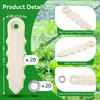 20PCS Serrated Edge Trimmer Blades Strong Plastic Replacement Discs AntiLoose Washers for Echo215712 Maxi-CutPro