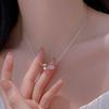 Tulip Necklace for Women's Summer Light Luxury Niche High-end Clavicle Chain for Girlfriends