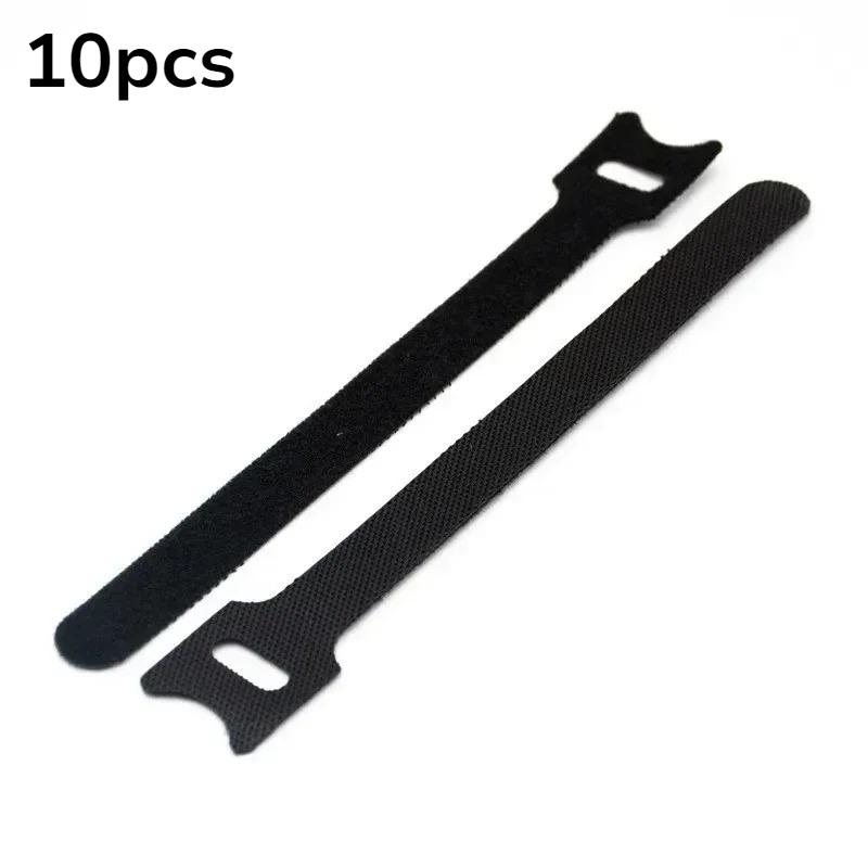 60PCS  T-shaped Hook and Loop Cable Tie Convenient Binding with Self-adhesive Cable Tie Curtain Wire Magic Belt Wire Organizer