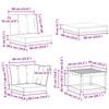 Outdoor Sofa Set with Cushions 7 pcs Natural and Beige
