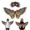 Halloween Owl Mask Animal Cosplay Dress Up Wing Owl Wing Bird Wing Kindergarten Party Favors for Kid