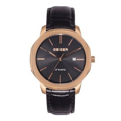 Geiger Men's Classic Leather Watch GE1263RGBK_M