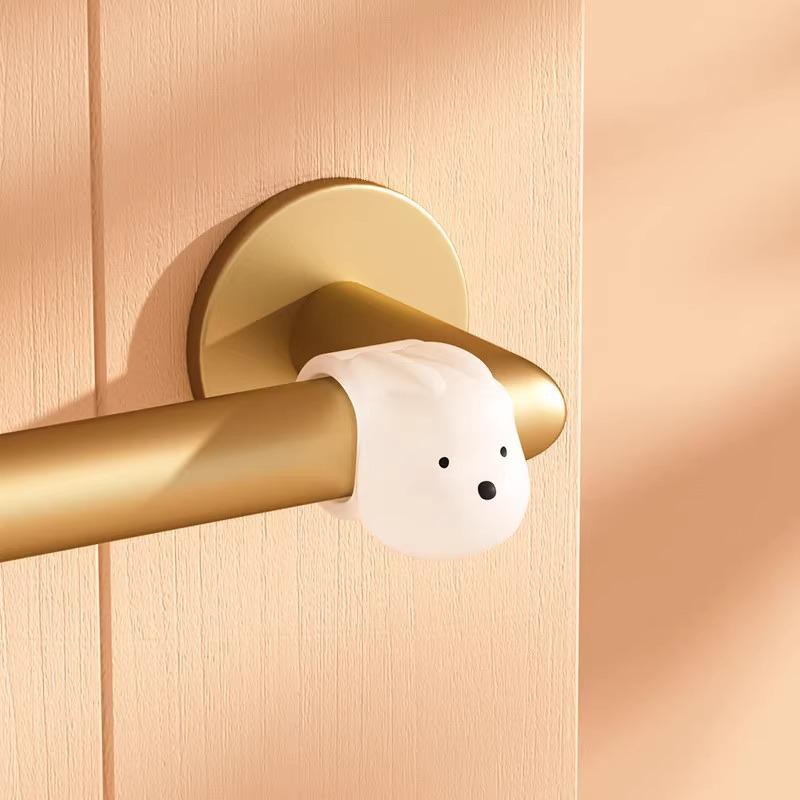 

Silicone Door Handle Bumper Pad - Anti-Collision Wall & Window Stop for Entryway and Bedroom