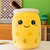 22-70cm Giant Size Bubble Tea Plushies Squishy Milk Tea Boba Pillow Peluche Ice Cream Fruits Juice Drink Bottle Prop Decor Gift