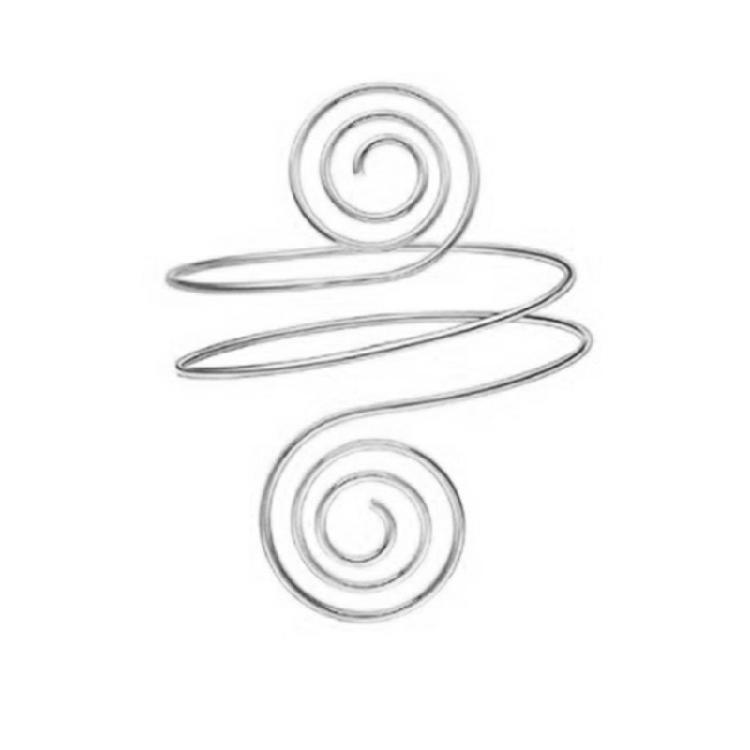 Coil Filigree Arm Chain Cuff Armlet Armband Open Bangle for Beach Arm Chain for Women Teenager Armlet Bangle