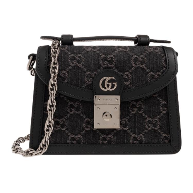 

Міні-сумка Gucci Ophidia з верхньою ручкою, Денім-полотно GG 696180-FAC2F-8450 Basic Set (Bag+Dust Bag)