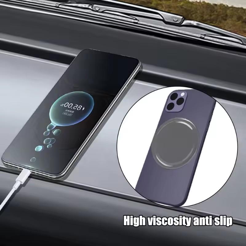 3 Stück Auto Anti-Rutsch-Matte Auto Innenraum Armaturenbrett Telefon Hochtemperaturbeständig Aufbewahrungsmatte Pads Auto Telefon Dekoration Halter Pad