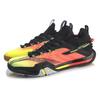 Li Ning Quick Start Saga Cushioning Support Rebound Badminton Shoes Men's Fluorescent Orange Red AYAQ009-2