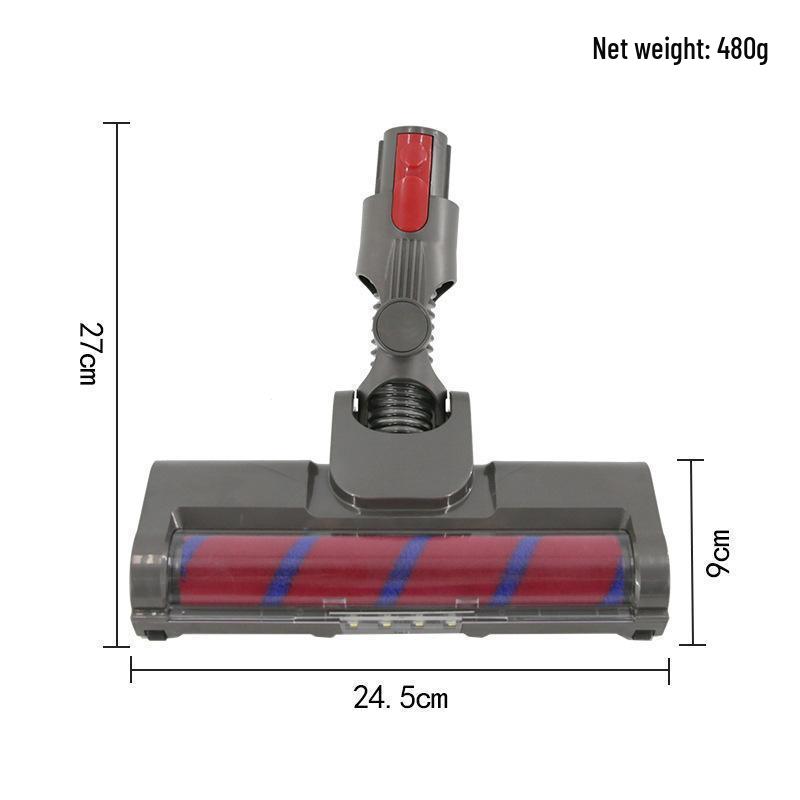 Elektrische Bodenbürste Kompatibel mit Dyson V7/V8/V10/V11/V15 - Düsen Zubehör & Große Walzenbürste