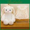 Bambola Coniglietto di Peluche con Vestito Floreale per Bambini e Regalo