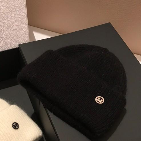 Japan's high-end new rabbit fur white wool hat women's tide autumn and winter cold hat thermal cover knitted hat