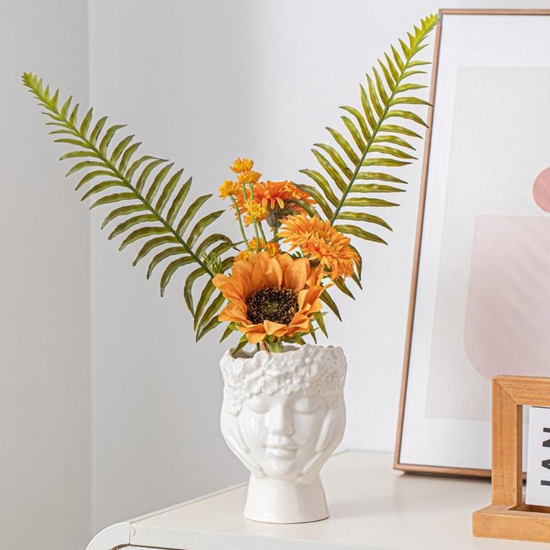 Silicone Vase Moulds Silicone Planter Molds Artistic Human Figure Shape Crafting Molds Art Figure Molds for Flower Vase