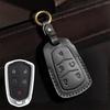 Cadillac Leather Key Cover for CT4/CT5/CT6/XT4/XT5/XT6 - Premium Protection.