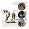 Adonis Horse Metal Sculpture With Lighting For Home Decor And Gift Giving
