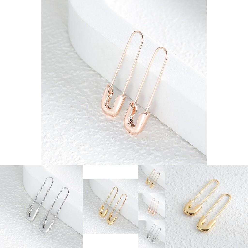 Boucles d'Oreilles Broches Géométriques en Alliage Mode Bijoux Tendance Style Rue 2022