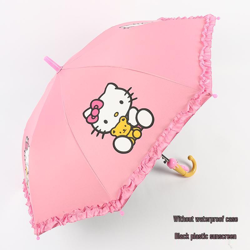 Automatic Cute Children's Umbrella for Students: Girls, Boys, and Kindergarten Kids