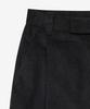 NOIRER Corduroy One-Pleat Wide Pants (Black)
