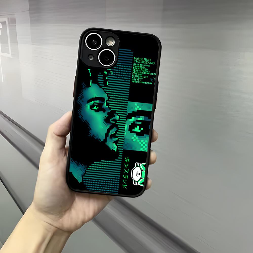 The Weeknd Kiss Land Phone Case For Iphone 17 16 15 14 13 12 Pro Max Xr Air Plus Skin Feel Black Hard Shell Cover